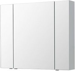 Aquanet Зеркальный шкаф Алвита New 100 серый матовый – фотография-3